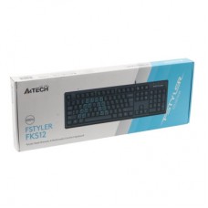Клавіатура A4Tech FKS12 USB UA Black (4711421003155) - Фото