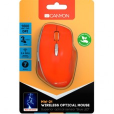 Мышка Canyon MW-21 Wireless Blue LED Red (CNS-CMSW21R) - Фото