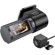 Видеорегистратор HOCO DV8 2K display hidden driving recorder with rear camera Black (6942007623384) - Фото
