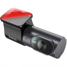 Видеорегистратор HOCO DV8 2K display hidden driving recorder with rear camera Black (6942007623384) - Фото