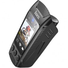 Відеореєстратор HOCO DV104 4K Riding recorder Black (6942007646000) - Фото