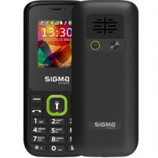 Мобільний телефон Sigma X-style 171 MINI Track Black-Green (4827798813720) - Фото