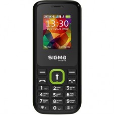 Мобільний телефон Sigma X-style 171 MINI Track Black-Green (4827798813720) - Фото
