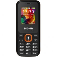 Мобільний телефон Sigma X-style 171 MINI Track Black-Orange (4827798813737) - Фото
