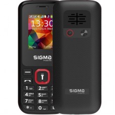 Мобільний телефон Sigma X-style 171 MINI Track Black-Red (4827798813744) - Фото