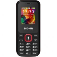 Мобільний телефон Sigma X-style 171 MINI Track Black-Red (4827798813744) - Фото