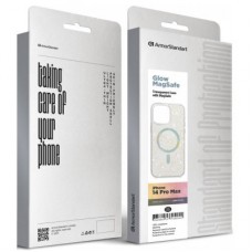Чохол для мобільного телефона Armorstandart Glow Magsafe Apple iPhone 14 Pro Max Transparent (ARM69725) Чохол для мобільного телефона Armorstandart Glow Magsafe Apple iPhone 14 Pro Max Transparent (ARM69725) - Фото