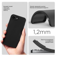 Чохол для мобільного телефона BeCover Apple iPhone 16e Black (713238) - Фото