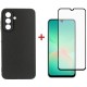 Чохол для мобільного телефона Dengos Kit Samsung Galaxy A26 Carbon + glass (Black) (DG-KM-137)