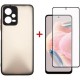 Чохол для мобільного телефона Dengos Kit for Xiaomi Redmi Note 12 5g case + glass (Black) (DG-KM-28)