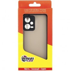 Чохол для мобільного телефона Dengos Kit for Xiaomi Redmi Note 12 5g case + glass (Black) (DG-KM-28) - Фото