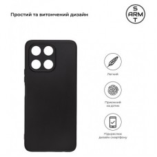 Чохол для мобільного телефона Armorstandart Matte Slim Fit Honor X6a Camera cover Black (ARM71060) Чохол для мобільного телефона Armorstandart Matte Slim Fit Honor X6a Camera cover Black (ARM71060) - Фото