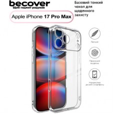 Чохол для мобільного телефона BeCover Apple iPhone 17 Pro Max Transparent (713763) - Фото