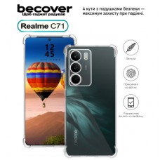 Чехол для мобильного телефона BeCover Anti-Shock Realme C71 Clear (713810) - Фото