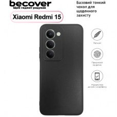 Чехол для мобильного телефона BeCover Silicone Xiaomi Redmi 15 Black (713782) - Фото