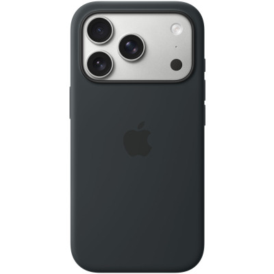 Чехол для мобильного телефона Apple iPhone 17 Pro Silicone with MagSafe Black Model A3559 (MGFK4ZM/A)