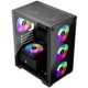 Корпус 1stPlayer X2-M-BK-4F1