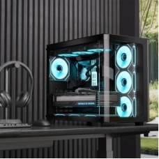 Корпус AeroCool P500C-G-BK-v1 Black (ACCM-PN01043.11) - Фото