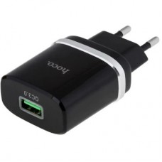 Зарядний пристрій HOCO C12Q Smart USB QC3.0 18 W Black (6931474716255) - Фото
