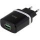 Зарядний пристрій HOCO C12Q Smart USB QC3.0 18 W Black (6931474716255)