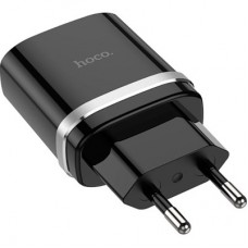 Зарядний пристрій HOCO C12Q Smart USB QC3.0 18 W Black (6931474716255) - Фото