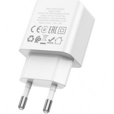 Зарядний пристрій HOCO C106A Leisure USB 10.5 W White (6931474783882) - Фото