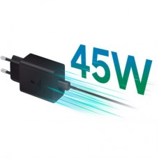 Зарядний пристрій Samsung USB-C PD45W black (EP-T4511NBEGEU) - Фото