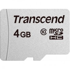 Карта памяти Transcend 4GB microSD class 10 (TS4GUSD300S)