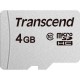 Карта памяти Transcend 4GB microSD class 10 (TS4GUSD300S)