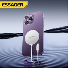 Зарядний пристрій Essager 2-in-1 wireless charger 15 W white (EWXCX-CF02-Z) - Фото