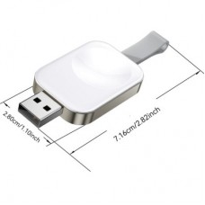 Зарядний пристрій Essager Wireless charger for smart watch USB white (EWXA-YB02-Z) - Фото