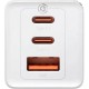 Зарядное устройство Baseus 2xUSB-C 65W + 1xUSB GaN + cable USB-C to USB-C 100W 1.0m white (CCGP120202) Зарядное устройство Baseus 2xUSB-C 65W + 1xUSB GaN + cable USB-C to USB-C 100W 1.0m white (CCGP120202)