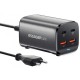 Зарядний пристрій Essager 2xUSB-C + 2xUSB 67W GaN (ECT2AC-JYB0G-Z)