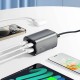 Зарядний пристрій Essager 2xUSB-C + 2xUSB 67W GaN (ECT2AC-JYB0G-Z)
