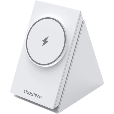 Зарядний пристрій Choetech Wireless magnetic 3-in-1 15 W white (T600-F)