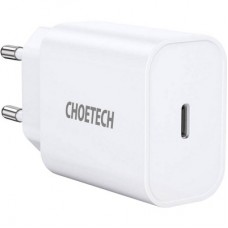 Зарядний пристрій Choetech USB-C PD20W white (Q5004-V5) - Фото