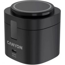 Зарядное устройство Canyon 4-in-1 wireless charging stand 30W + charger 65W + cable 1.0m black (CNS-WCS405B) - Фото