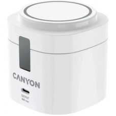 Зарядное устройство Canyon 4-in-1 wireless charging stand 30W + charger 65W + cable 1.0m white (CNS-WCS405W) - Фото