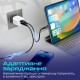 Зарядний пристрій Promate USBC PD25W + USBA QC3.0 18 W White (powerport-25ac.white)
