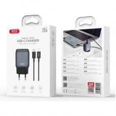 Зарядний пристрій XO USB-C PD20W Black (L153.black) - Фото