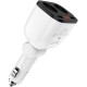 Зарядний пристрій HOCO HOCO Z28 Power ocean 2xUSB + display White (6957531091967)