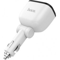 Зарядний пристрій HOCO HOCO Z28 Power ocean 2xUSB + display White (6957531091967) - Фото