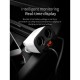 Зарядний пристрій HOCO HOCO Z28 Power ocean 2xUSB + display White (6957531091967)