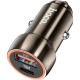 Зарядний пристрій HOCO HOCO Z46A Blue whale USB-C PD20W + USB QC 3.0 Metal Gray (6931474770332)