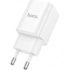 Зарядний пристрій HOCO C149A Charm 1xUSB-C PD30W + 1xUSB QC 3.0 White (6942007630337) - Фото
