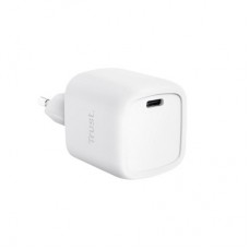 Зарядний пристрій Trust USB-C PD30W GaN white (25520_TRUST) - Фото