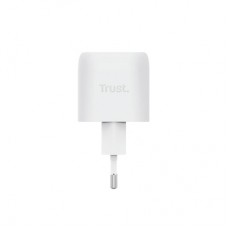 Зарядний пристрій Trust USB-C PD30W GaN white (25520_TRUST) - Фото