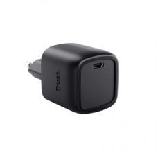 Зарядний пристрій Trust USB-C PD30W GaN black (25519_TRUST) - Фото