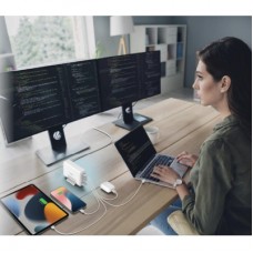 Зарядний пристрій D-Link 4xUSB-C + 1xUSB PD240W GaN white (DCF-241) - Фото
