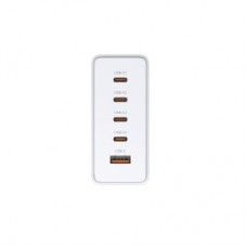 Зарядний пристрій D-Link 4xUSB-C + 1xUSB PD240W GaN white (DCF-241) - Фото
